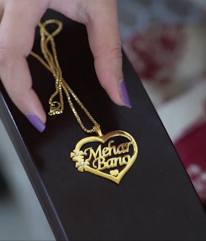 Crown Heart Necklace