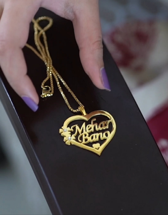 Crown Heart Necklace