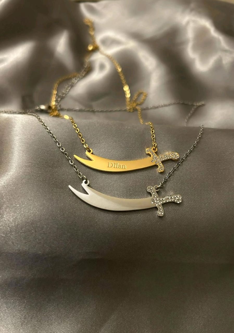 Name Sword necklace